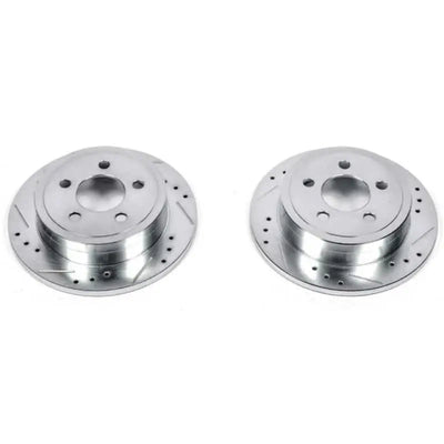 PowerStop Power Stop 03-07 Jeep Liberty Rear Evolution Drilled & Slotted Rotors - Pair