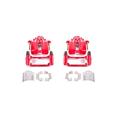 Power Stop 04-05 Cadillac XLR Rear Red Calipers w/Brackets - Pair - S4698