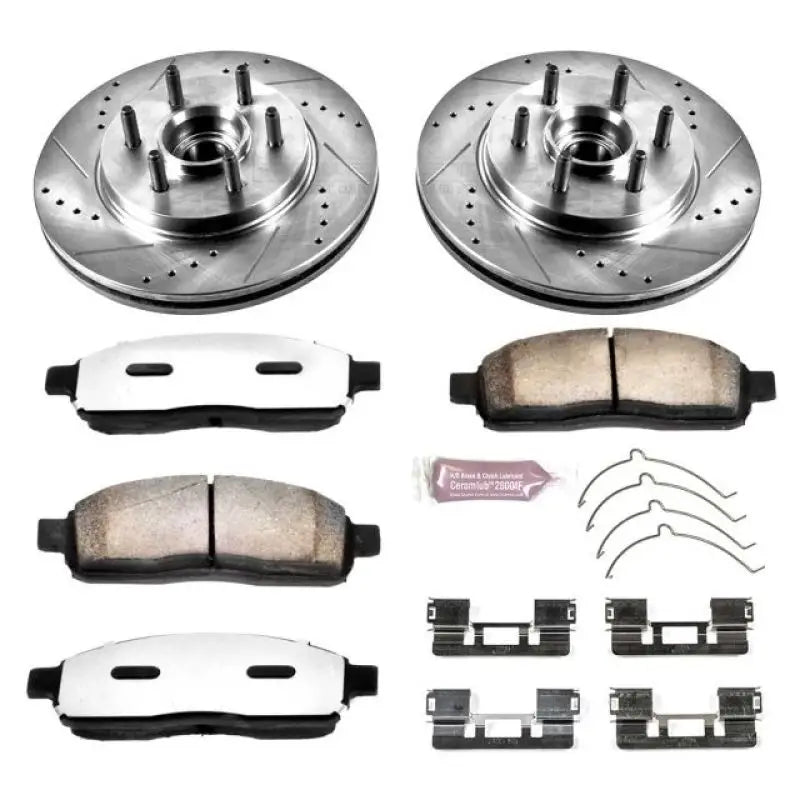 Power Stop 04-08 Ford F-150 Front Z36 Truck & Tow Brake Kit - Automotive