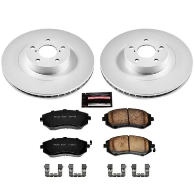 Power Stop 05-06 Saab 9-2X Front Z17 Evolution Geomet Coated Brake Kit - Truck & Automotive