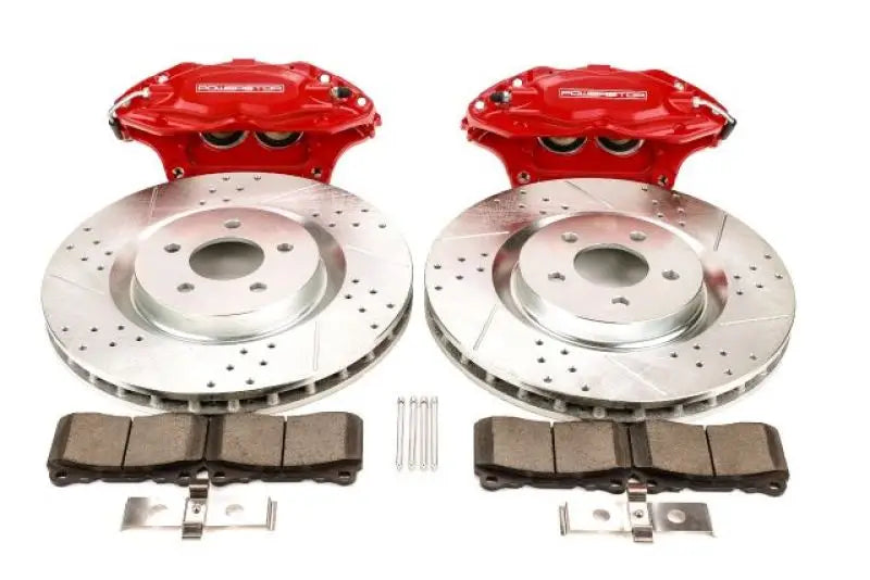 Power Stop 05-14 Ford Mustang Front & Rear Big Brake Conversion Kit - Truck Automotive