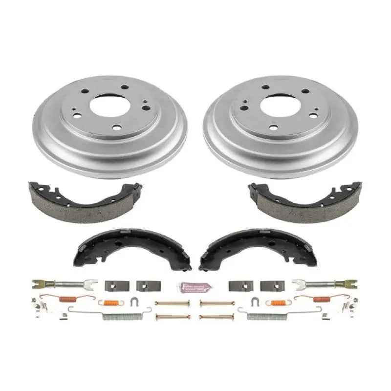 Power Stop 06-11 Honda Civic Coupe Rear Autospecialty Drum Kit - KOE15397DK