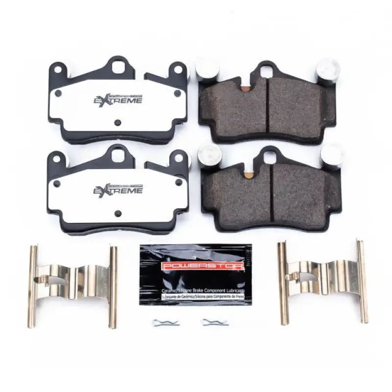 Power Stop 07-15 Audi Q7 Rear Z26 Extreme Street Brake Pads w/Hardware - Truck & Automotive