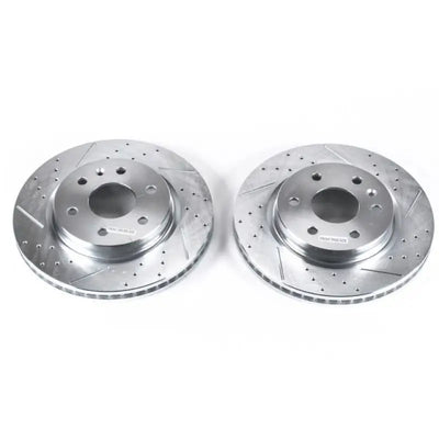 Power Stop 08-17 Buick Enclave Front Evolution Drilled & Slotted Rotors - Pair - AR8696XPR