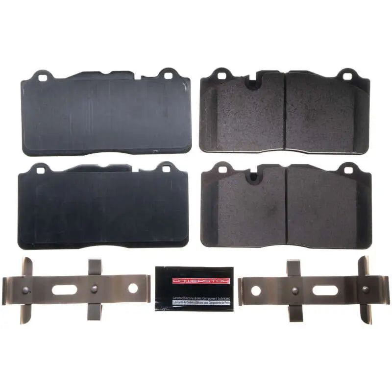 Power Stop 14-15 Chevrolet Camaro Front Z17 Evo Ceramic Brake Pad w/Hardware - PowerStop