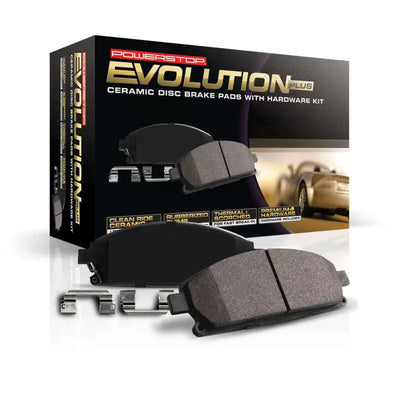 Power Stop 14-15 Chevrolet Camaro Front Z17 Evo Ceramic Brake Pad w/Hardware - PowerStop