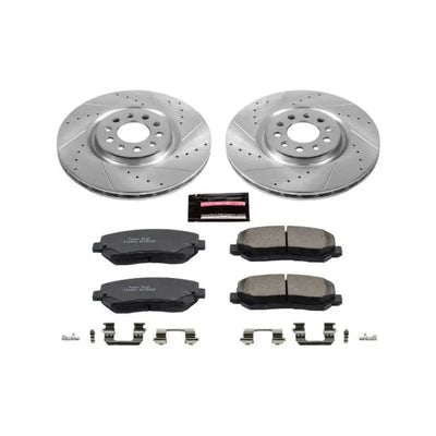 Power Stop 15-17 Chrysler 200 Front Z23 Evolution Sport Brake Kit - Truck & Automotive