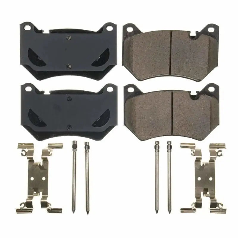 Power Stop 18-22 Audi Q5 Front Z17 Evo Ceramic Brake Pads w/Hardware - PowerStop