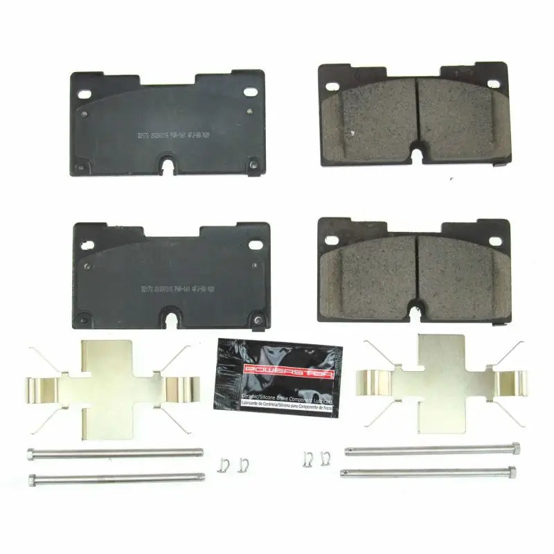 Power Stop 2019 Chevrolet Silverado 1500 Front Z23 Evolution Sport Brake Pads w/Hardware - Truck & Automotive