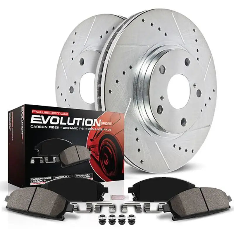 Power Stop 2021 Kia K5 Rear Z23 Evolution Brake Kit - K8772