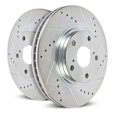 Power Stop 22-24 Ford Maverick Front Drilled & Slotted Rotor (Pair) - PowerStop