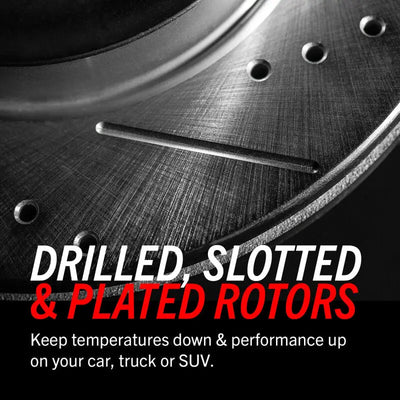 Power Stop 22-24 Ford Maverick Rear Drilled & Slotted Rotor (Pair) - PowerStop