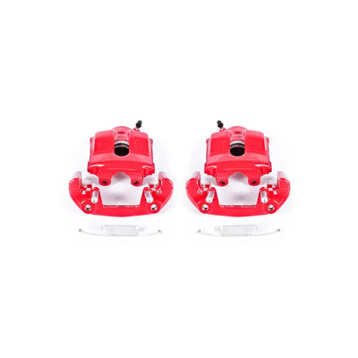Power Stop 92-98 BMW 318i Front Red Calipers w/Brackets - Pair - Truck & Automotive