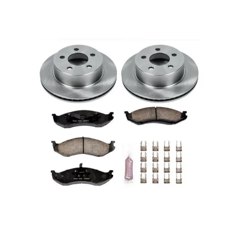 Power Stop 99-01 Jeep Cherokee Front Autospecialty Brake Kit - Truck & Automotive
