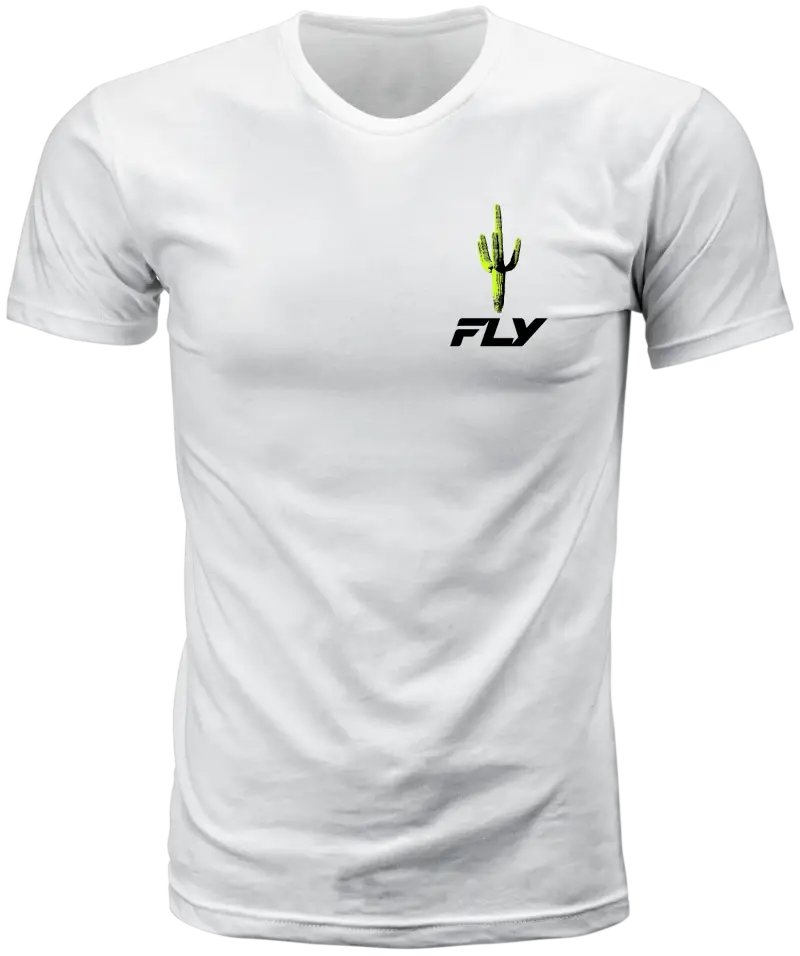 Fly Desert Tee White Sm - FLY RACING