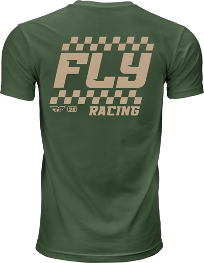 Fly Staple Tee Green Sm - FLY RACING