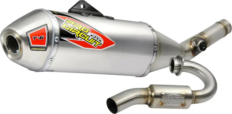 Pro Circuit T-6 Stainless Steel Exhaust System W/Spark Arrestor - Part Number 0122525G - PRO CIRCUIT