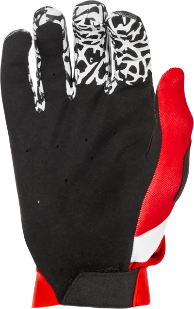 Pro Lite Dbk Gloves Black/White/Red Xs - FLY RACING