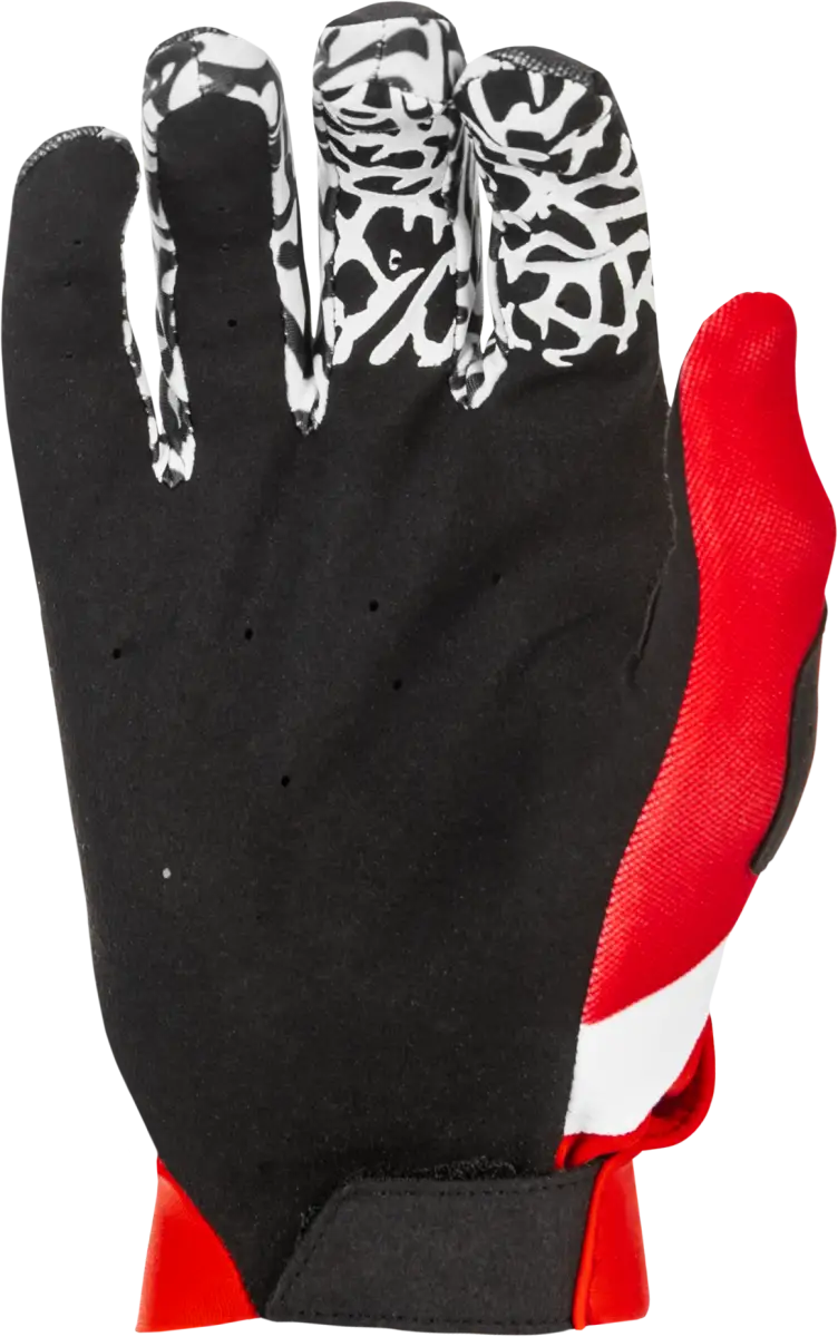 Pro Lite Dbk Gloves Black/White/Red Xs - FLY RACING