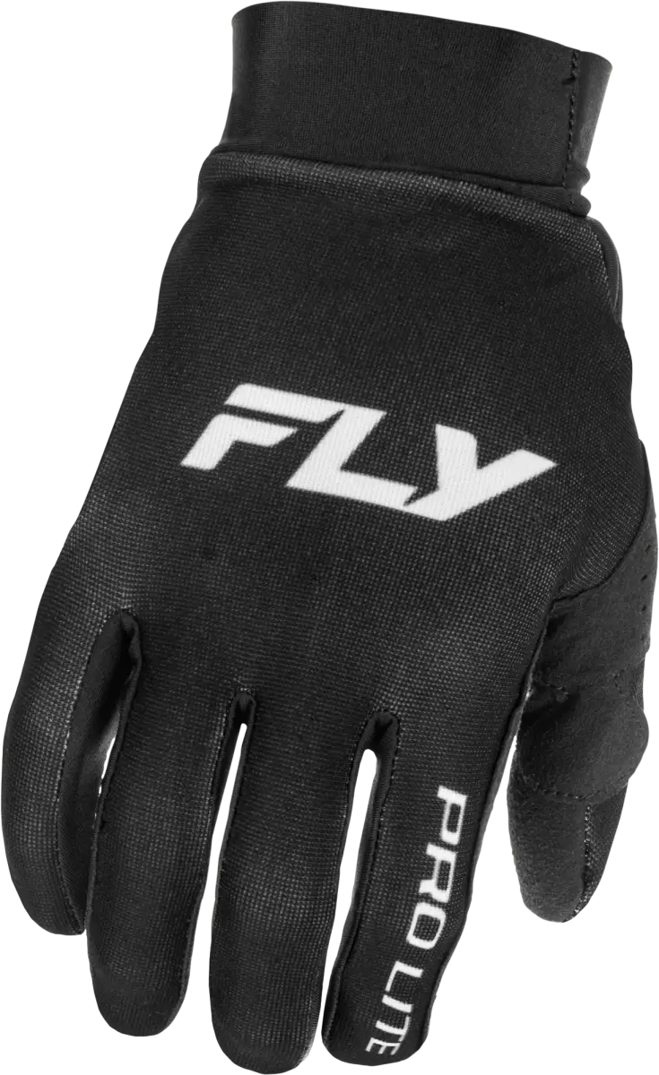 Pro Lite Gloves Black/White 3x - FLY RACING
