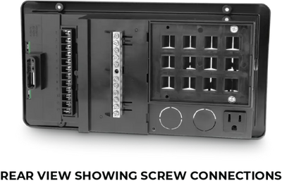 Progressive Dynamics PD50K3Q2GP 30Amp Panel Converter Box Only, showcasing screw connections for power distribution.