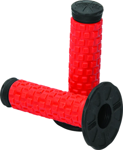 Red black ProTaper Pillow Grips with textured handlebar grips for better grip