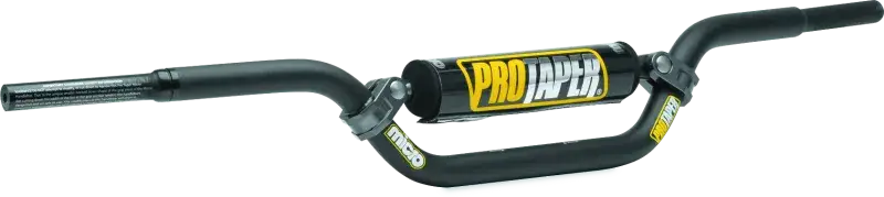 Black ProTaper Schoolboy Pro Micro Bar with yellow branding and silver hardware