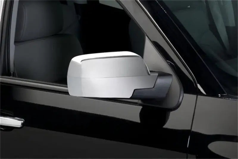 Putco 14-18 Chevy Silverado LD - Full Tape On Cover (w/ Courtesy Light CutOut) Mirror Covers - 400141