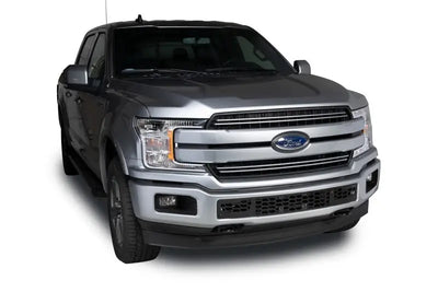 Putco 18-20 Ford F-150 - Hex Shield - Black Powder Coated Bumper Grille Inserts - 83161