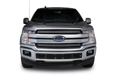 Putco 18-20 Ford F-150 - Hex Shield - Black Powder Coated Bumper Grille Inserts - 83161