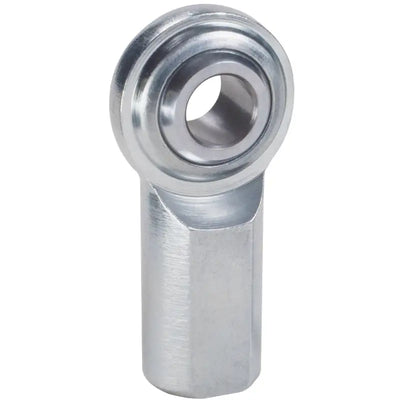 QA1 C Series 2-Pc Rod End - Female/Left Hand - .25in Bore x 1/4-28 - Carbon Steel - QA1