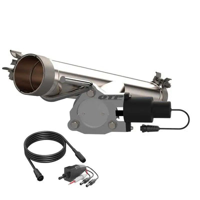 QTP 09-18 Ram 1500 3in 304SS Aggressor Cutout Mid Pipe 