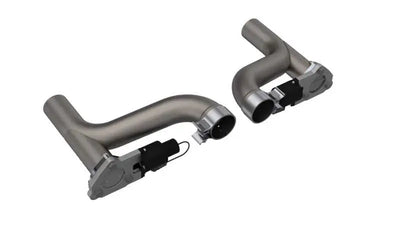 QTP QTP 10-15 Chevrolet Camaro SS 6.2L 2.5in 304SS Aggressor Cutout Dual Mid Pipes