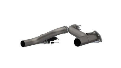 QTP 10-15 Chevrolet Camaro SS 6.2L 2.5in 304SS Aggressor Cutout Dual Mid Pipes 