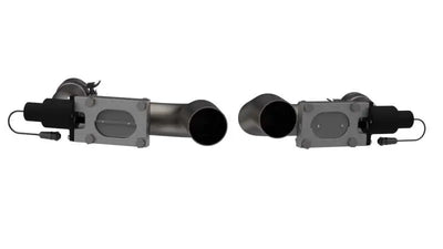 QTP 11-18 Dodge Challenger/Charger 5.7L 2.5in 304SS Aggressor Cutout Dual Mid Pipes 