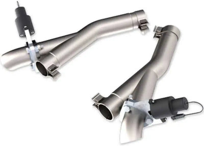 QTP 11-18 Dodge Durango 5.7L 2.5in 304SS Aggressor Cutout Dual Mid Pipes 