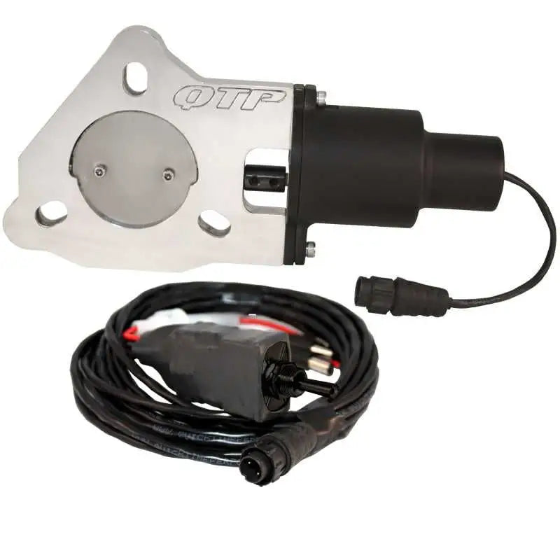 QTP 2.25in Bolt-On QTEC Electric Cutout Valve - Single 