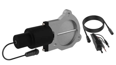 QTP 3.5in Bolt-On QTEC Electric Cutout Valve - Single 