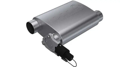 QTP QTP 3in Weld-On 304SS Screamer Muffler w/Bolt-On QTEC Electric Cutout