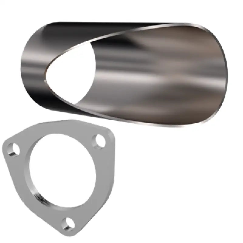 QTP 3in Weld-On QTEC DIY Cutout Pipe - Truck & Automotive