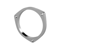 QTP 4in Weld-On QTEC 3 Bolt Flange - 10400F