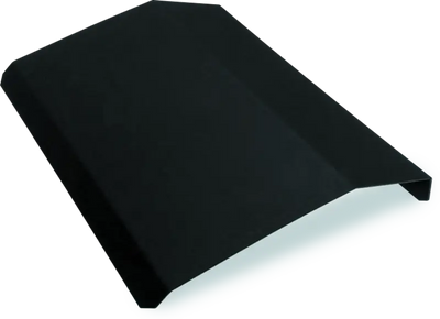 Black metal roof flashing for Polaris RZR 570 high-density slim roof 320479