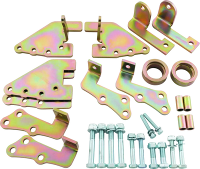 Gold-colored metal suspension lift kit for Honda SXS700 Pioneer SXS700 Pioneer models