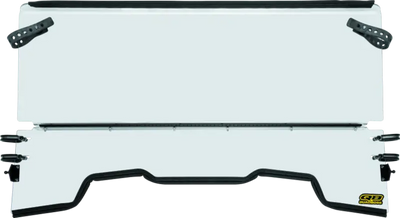QuadBoss 14-22 Honda SXS700 Pioneer 700 Folding Windshield - 375643 - Exterior Styling