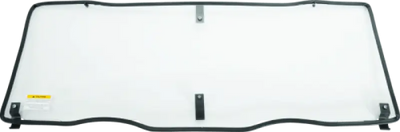 White windshield with black frame for Polaris Ranger diesel lift kit upgrade