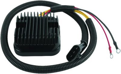 Black voltage regulator with wiring harness for Polaris Scrambler drive shaft universal joint