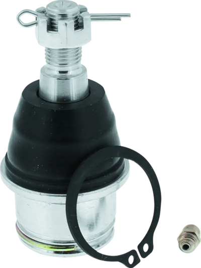 Shiny metal upper ball joint with grease fitting from QuadBoss Can-Am Commander ball joint kit