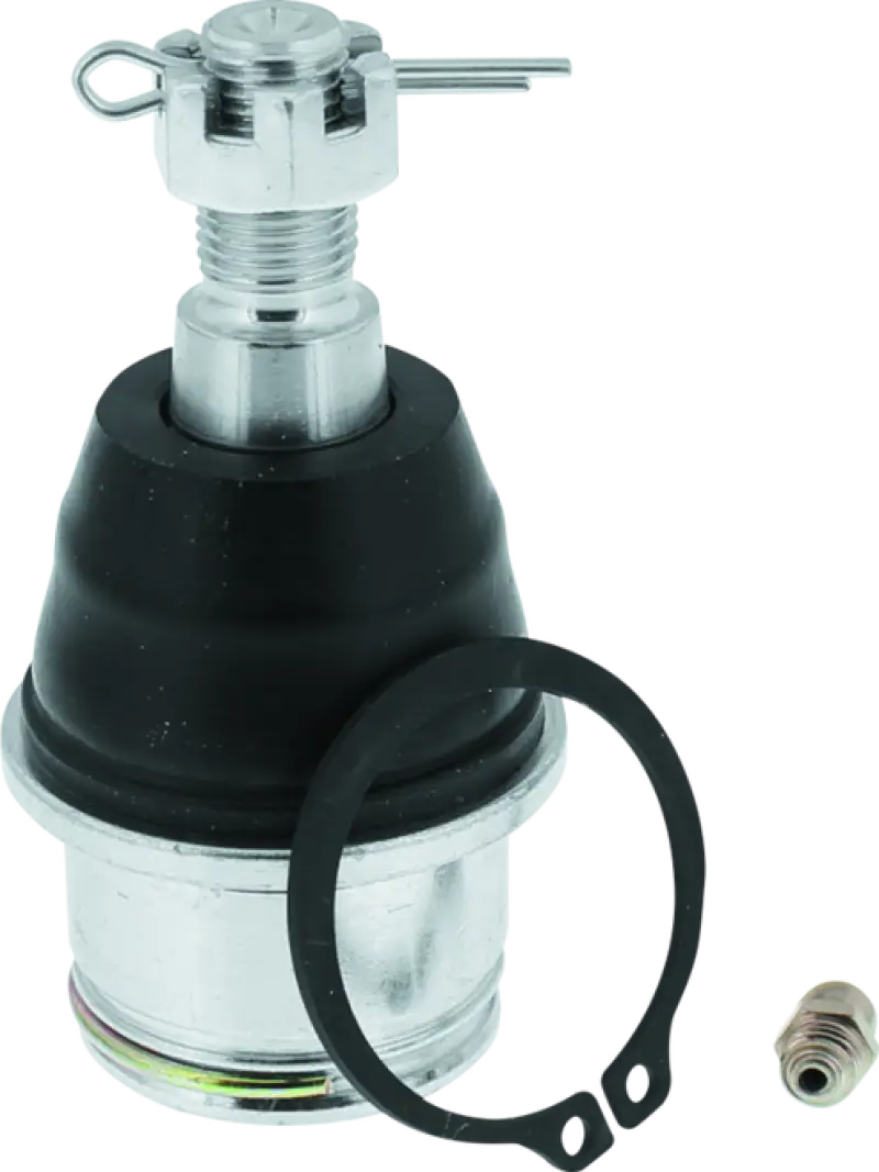 Shiny metal upper ball joint with grease fitting from QuadBoss Can-Am Commander ball joint kit