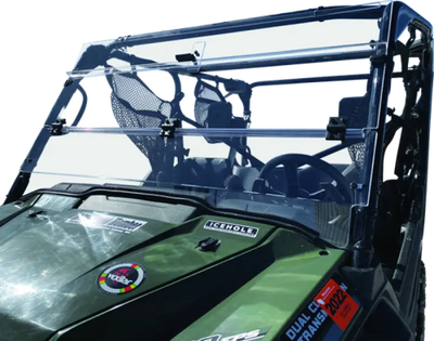 QuadBoss 16-22 Honda SXS1000 Pioneer 1000 Windbreak Folding Windshield - 375781 - Exterior Styling