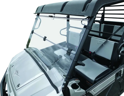 QuadBoss 16-22 Kawasaki KAF820 Mule Pro-DX Windbreak Folding Windshield - 375787 - Exterior Styling